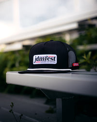 JDM FEST - BLACK TRUCKER - CAP HAT
