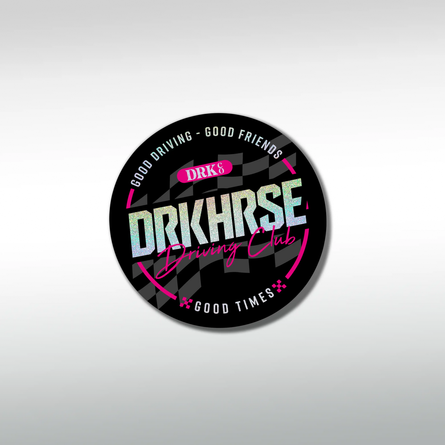 DRK- DRIVING CLUB GLITTER - STICKER