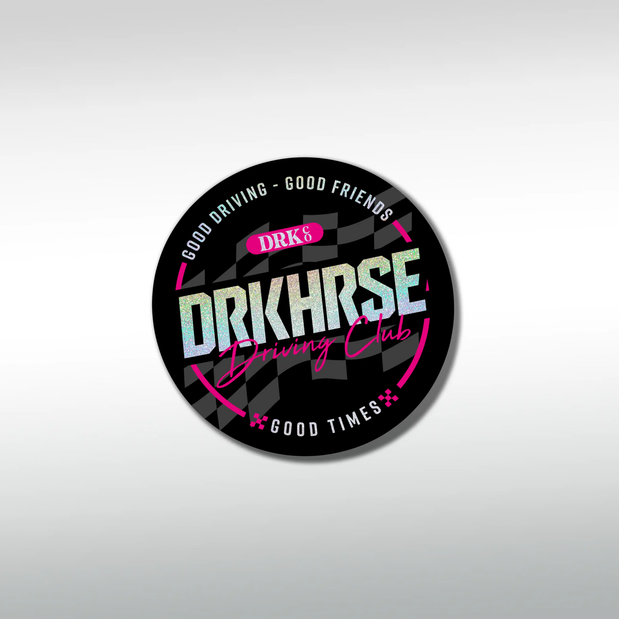 DRK- DRIVING CLUB GLITTER - STICKER